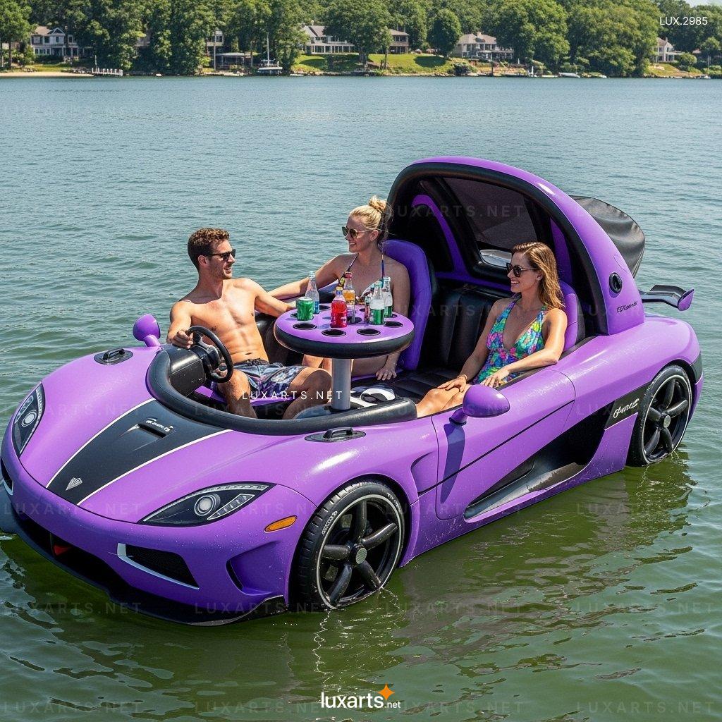 Giant Sports Car Lake Floats: Fun and Unique Inflatable for Lakes & Pools giant sports car lake floats 8