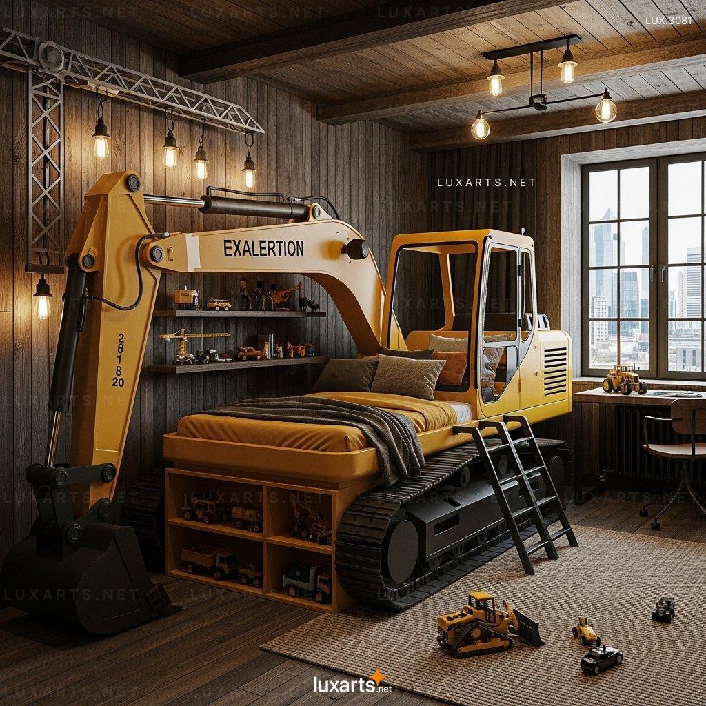 Construction-Themed Heavy Equipment Bunk Beds – Perfect for Young Builders heavy equipment bunk beds 2