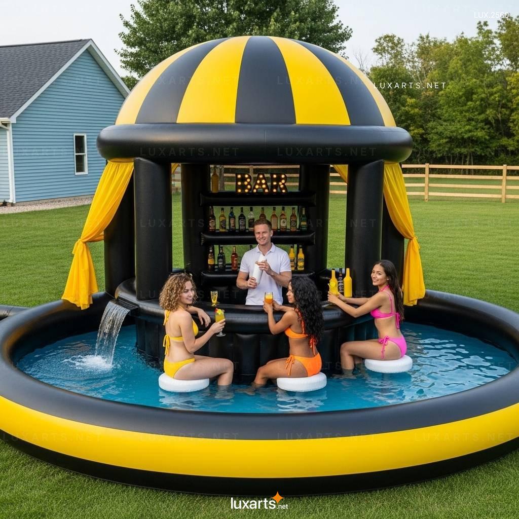 Inflatable Bar Pools: Creative & Portable Pool Bars for Your Party inflatable bar pool 9