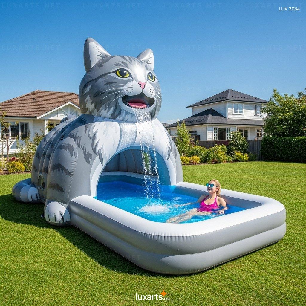Inflatable Cat Shaped Pools – Splash & Play in Style This Summer inflatable cat pools 4