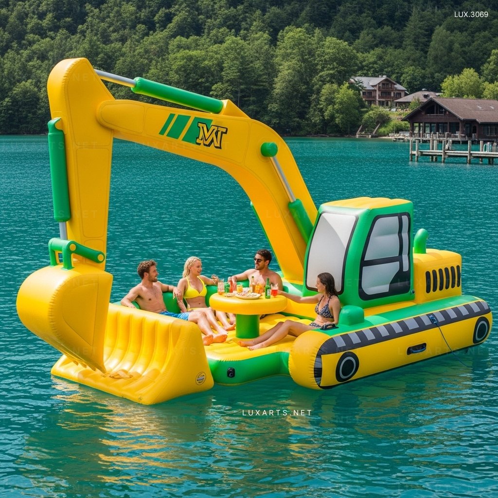 Inflatable Excavator Lake Floats – Perfect for Pool, Lake & Beach Fun inflatable excavator lake floats 7