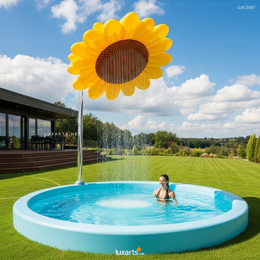 Inflatable Pool with Flower Shower – Fun & Relaxing Summer Water Play for Kids & Adults inflatable flower pool 8
