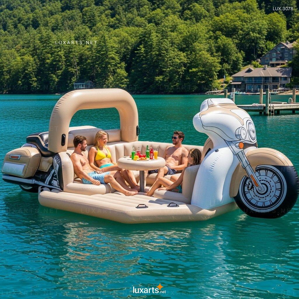 Inflatable Harley Lake Floats – Giant Inflatable for Lake Parties & Summer Fun inflatable harley lake floats 8