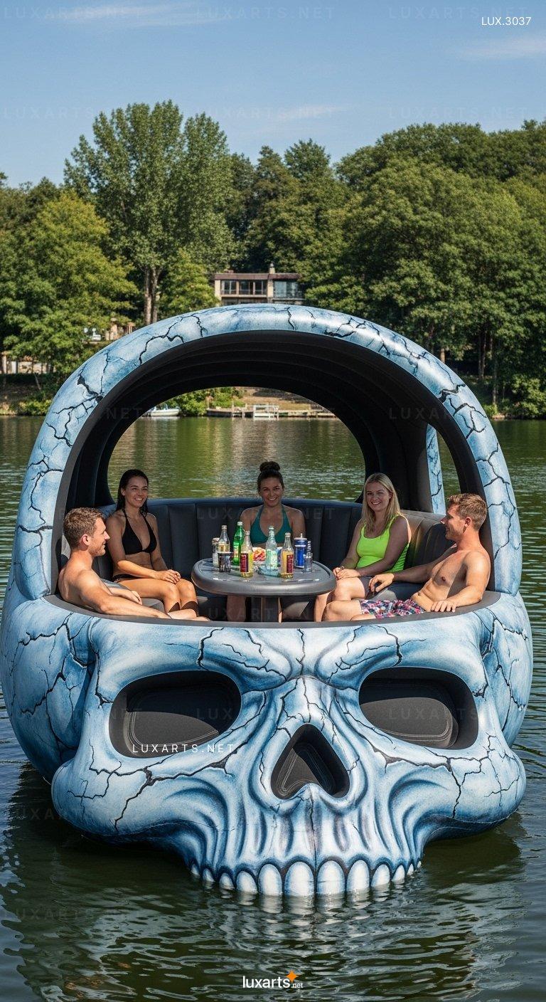 Inflatable Skull Lake Floats: Spooky & Fun Pool Accessories for Your Next Adventure inflatable skull lake floats 2