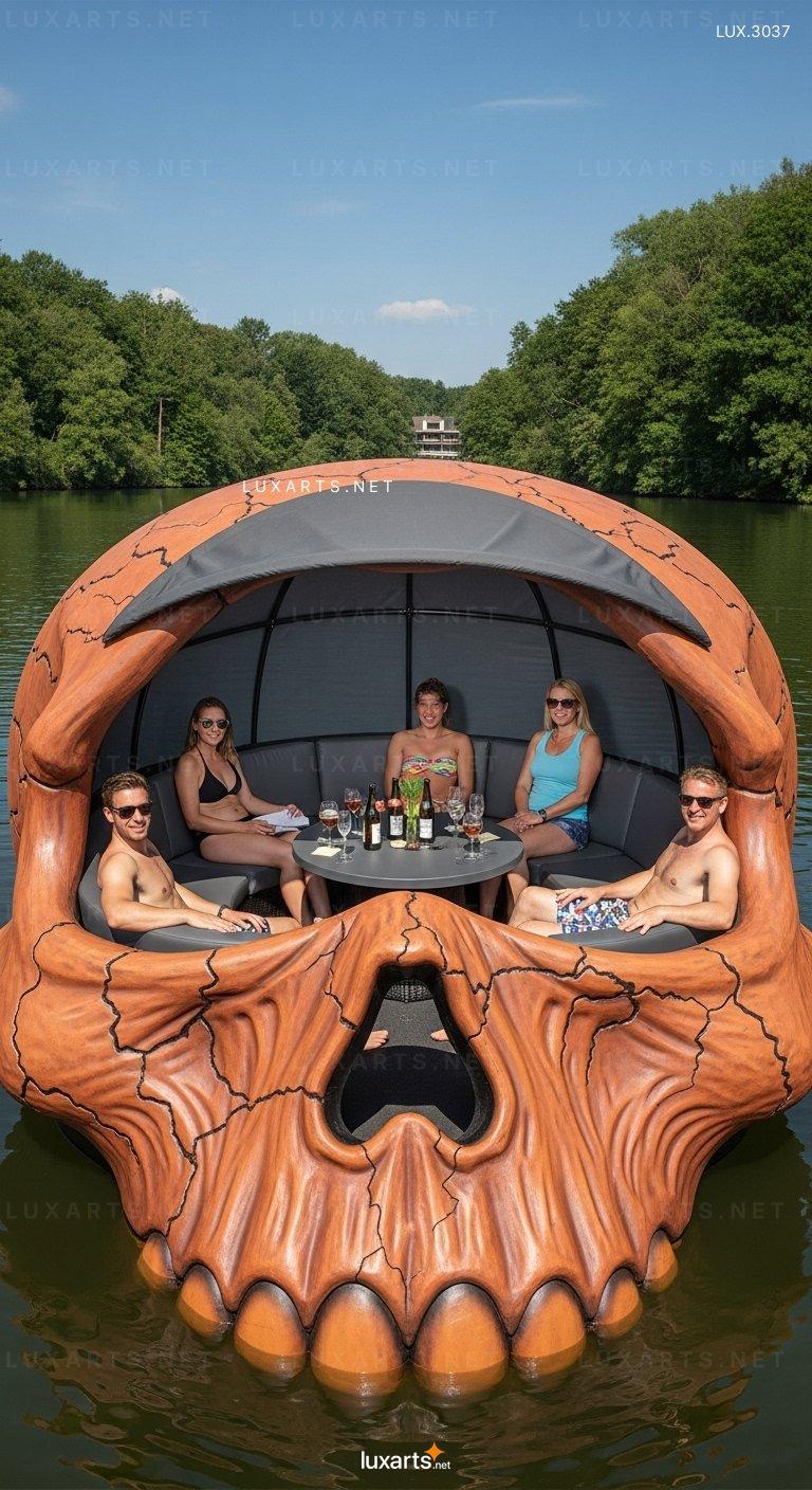 Inflatable Skull Lake Floats: Spooky & Fun Pool Accessories for Your Next Adventure inflatable skull lake floats 3