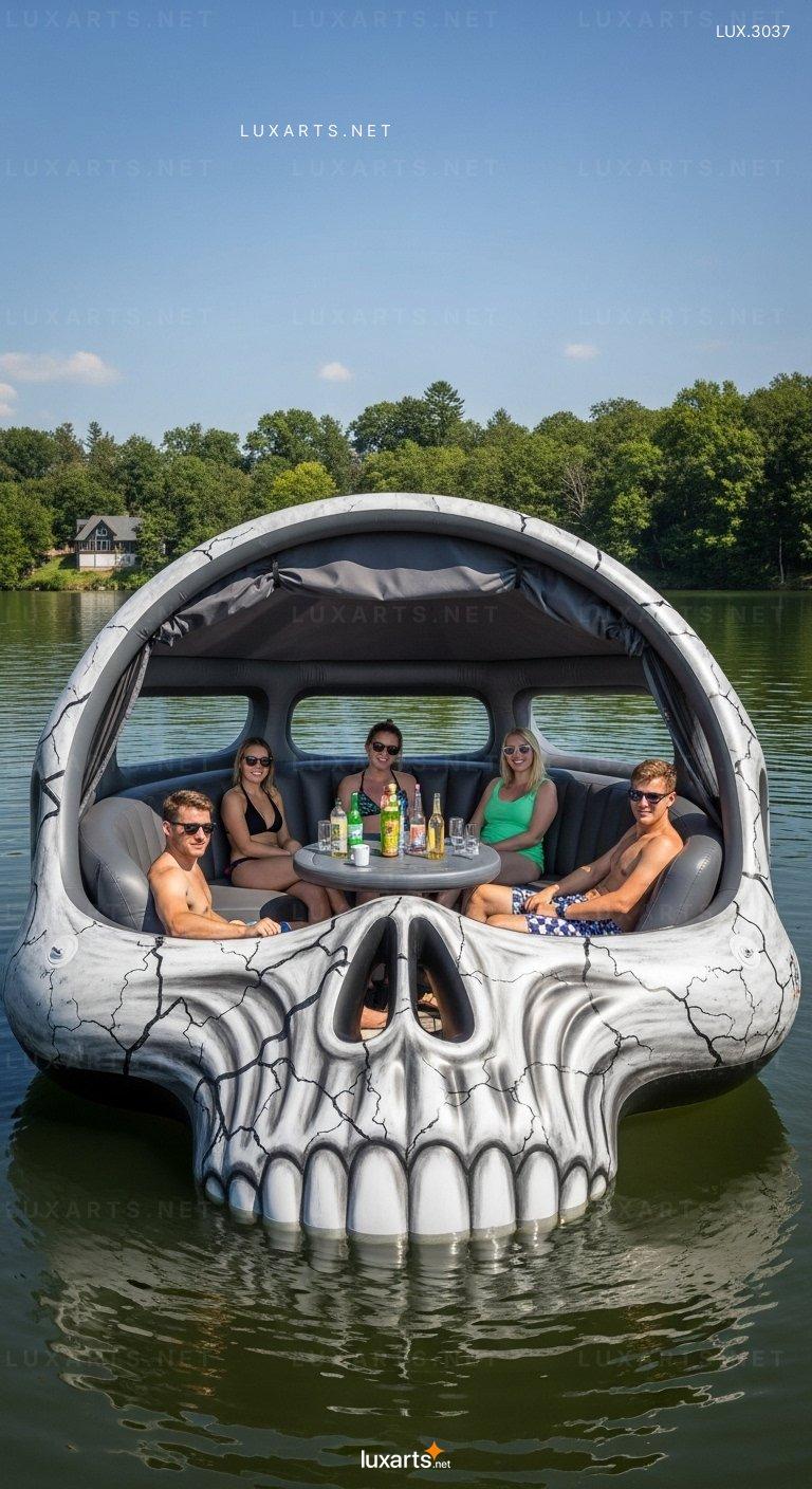 Inflatable Skull Lake Floats: Spooky & Fun Pool Accessories for Your Next Adventure inflatable skull lake floats 4