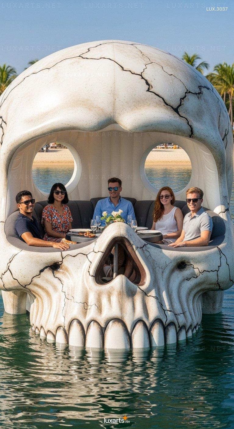 Inflatable Skull Lake Floats: Spooky & Fun Pool Accessories for Your Next Adventure inflatable skull lake floats 5