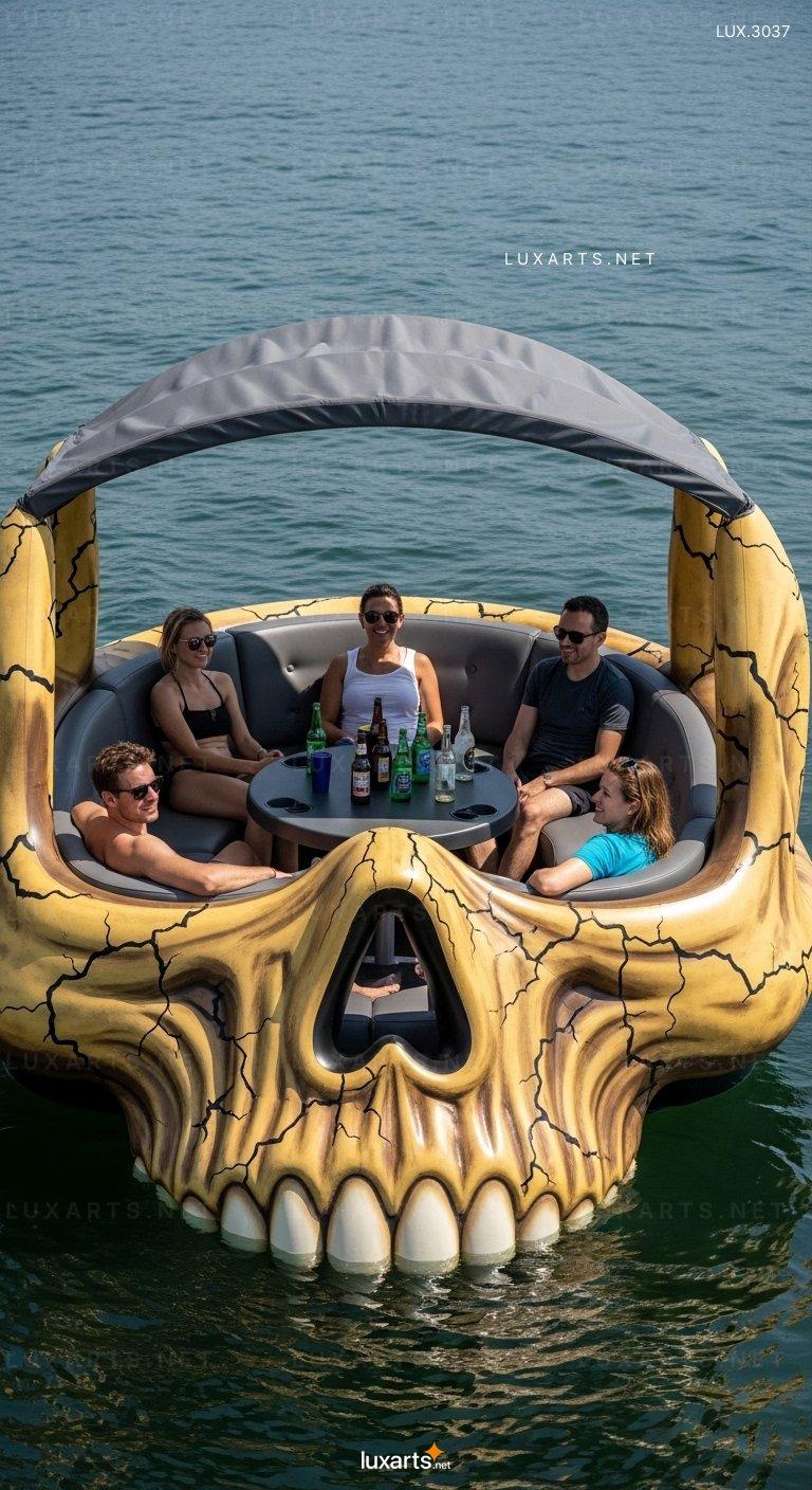 Inflatable Skull Lake Floats: Spooky & Fun Pool Accessories for Your Next Adventure inflatable skull lake floats 6