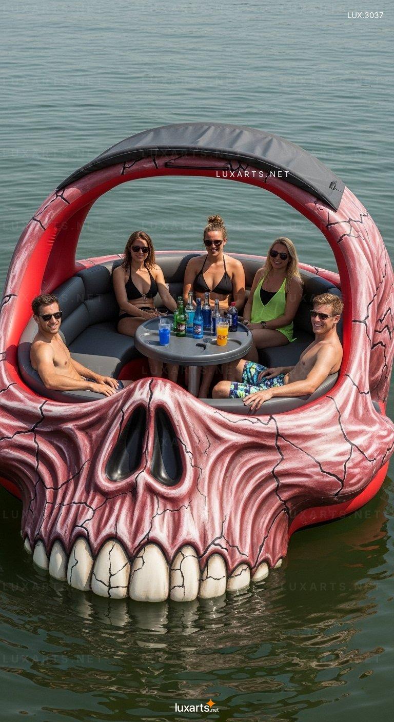 Inflatable Skull Lake Floats: Spooky & Fun Pool Accessories for Your Next Adventure inflatable skull lake floats 7