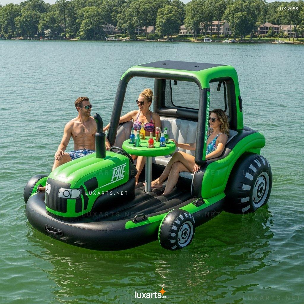Ride a Giant Inflatable Tractor Lake Float – Unique Water Adventure! inflatable tractor lake floats 1
