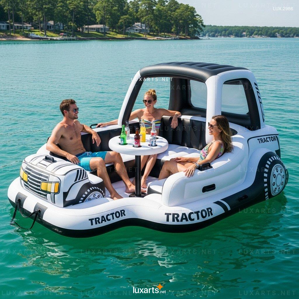 Ride a Giant Inflatable Tractor Lake Float – Unique Water Adventure! inflatable tractor lake floats 5