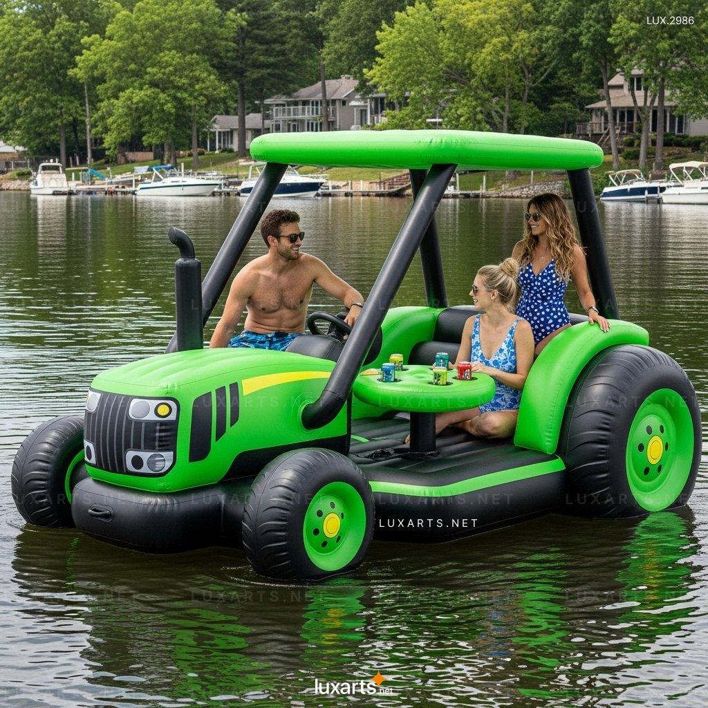 Ride a Giant Inflatable Tractor Lake Float – Unique Water Adventure! inflatable tractor lake floats 6