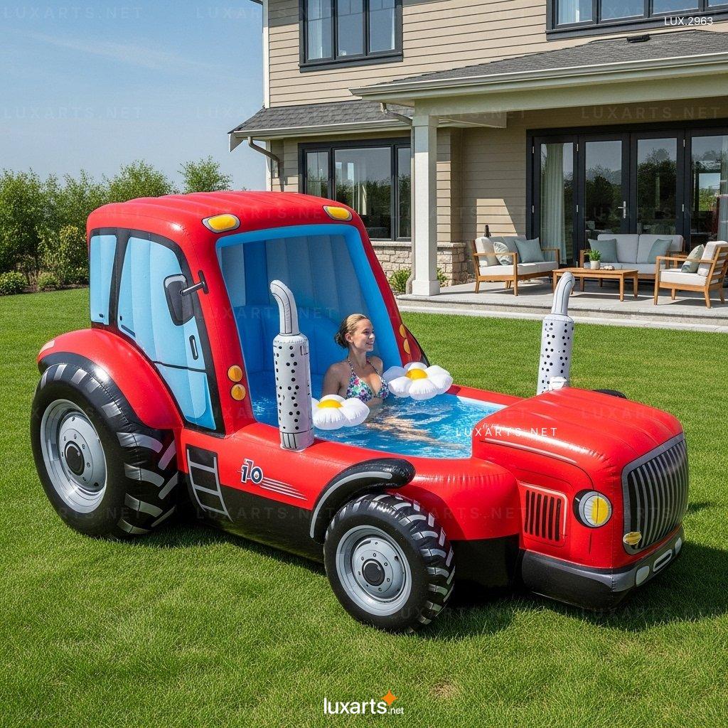 Large Inflatable Tractor Pool – Perfect for Backyard Summer Fun inflatable tractor pool 12