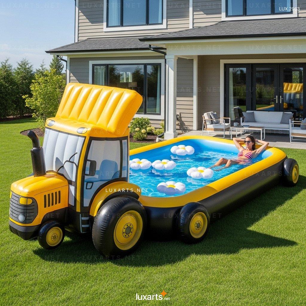 Large Inflatable Tractor Pool – Perfect for Backyard Summer Fun inflatable tractor pool 13