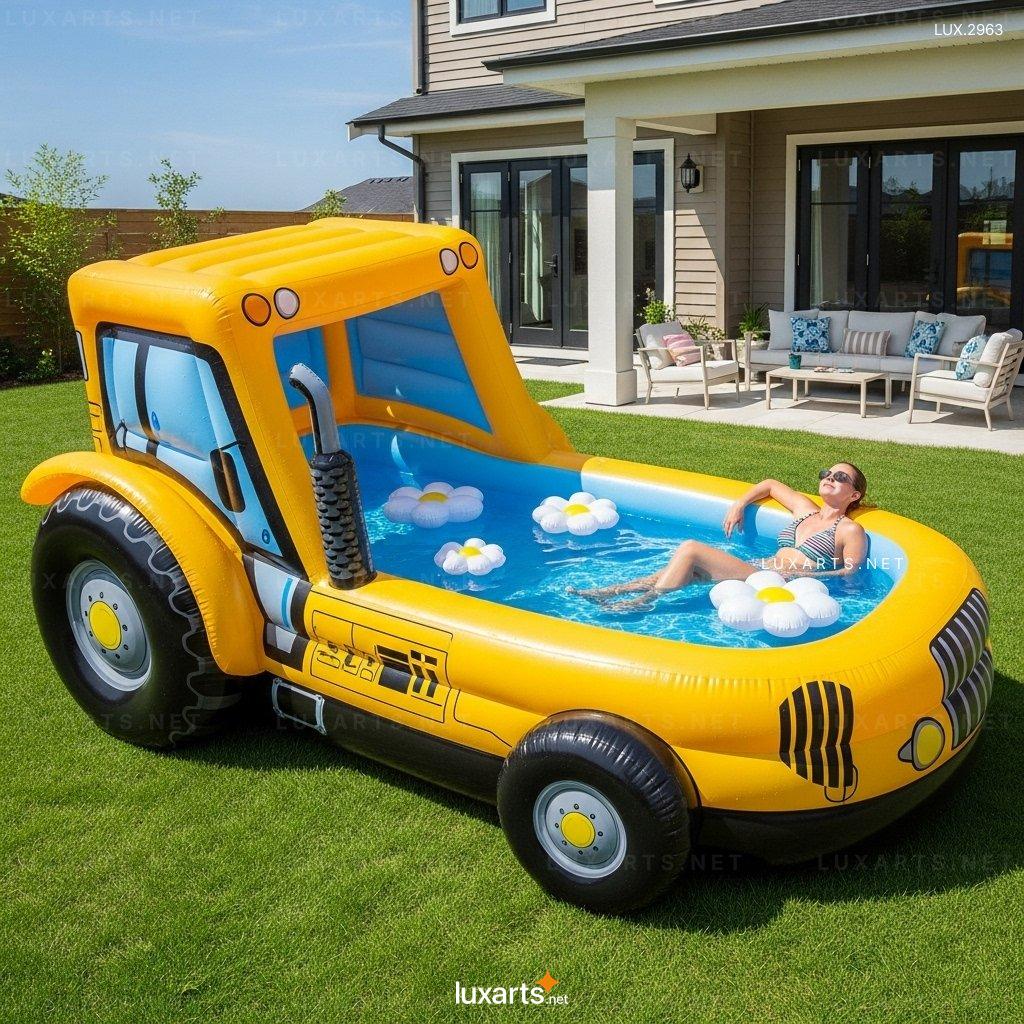 Large Inflatable Tractor Pool – Perfect for Backyard Summer Fun inflatable tractor pool 8