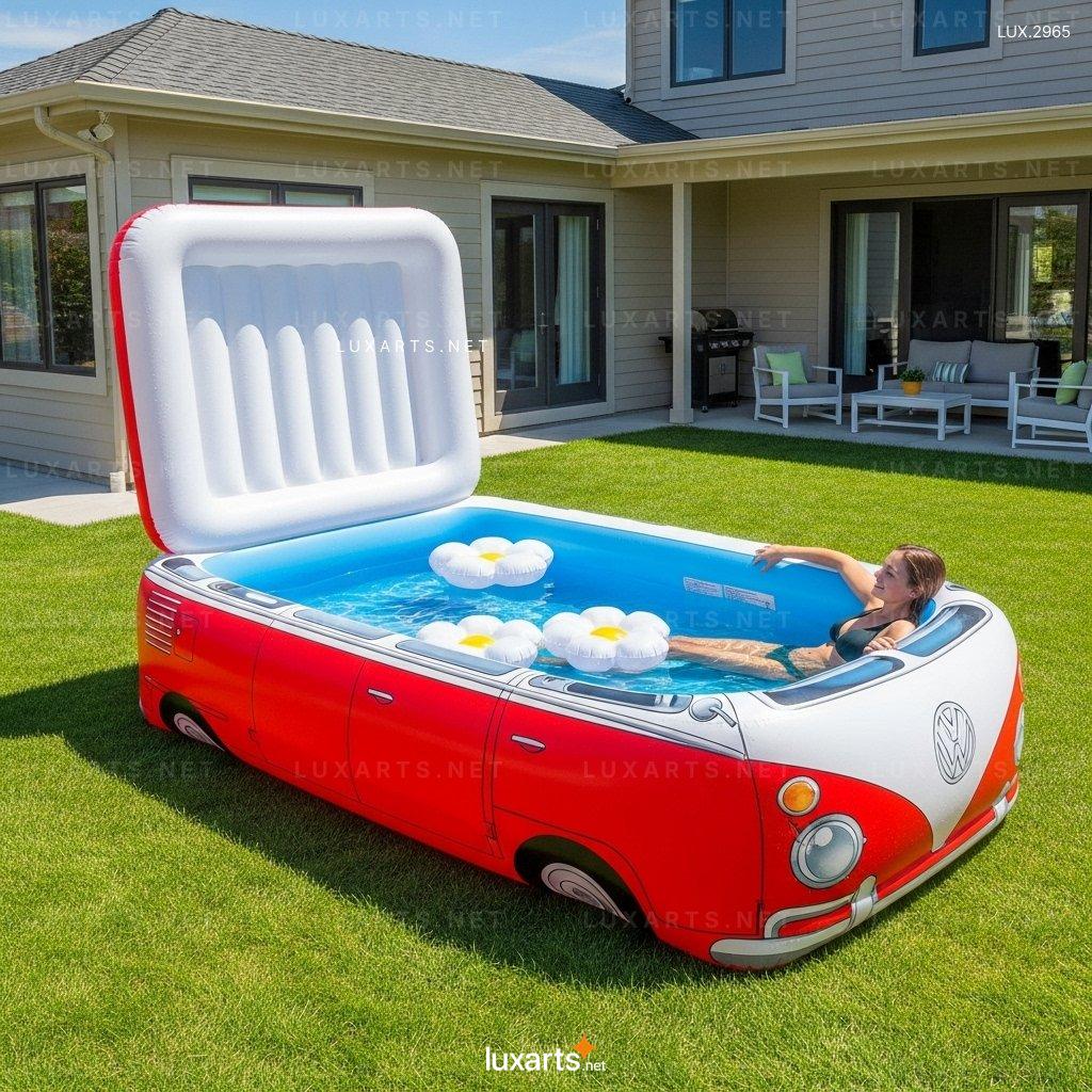 Inflatable VW Bus Shaped Pool: The Ultimate Summer Fun for Kids and Adults inflatable vw bus pool 1