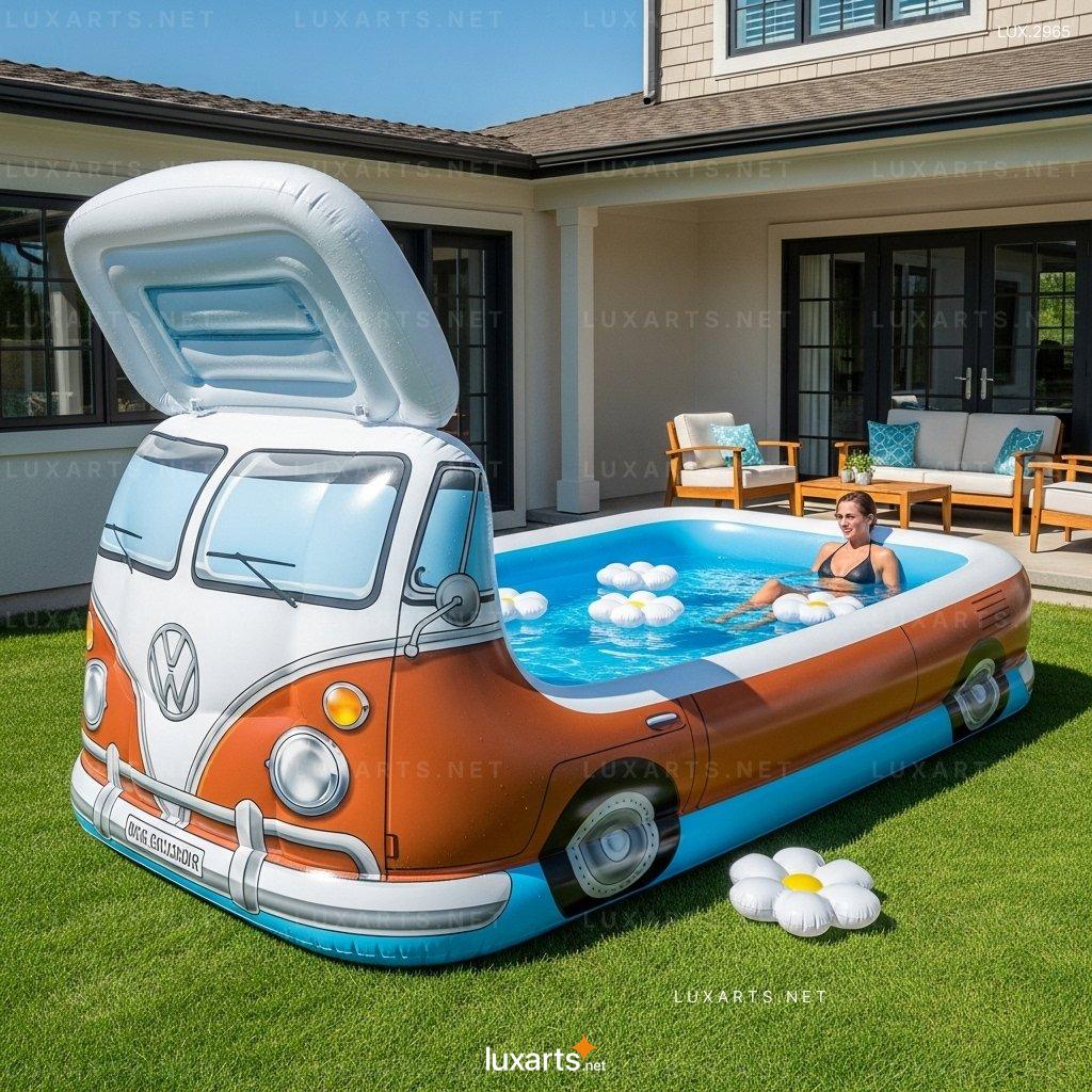 Inflatable VW Bus Shaped Pool: The Ultimate Summer Fun for Kids and Adults inflatable vw bus pool 10