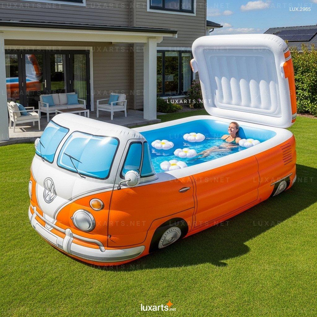 Inflatable VW Bus Shaped Pool: The Ultimate Summer Fun for Kids and Adults inflatable vw bus pool 11