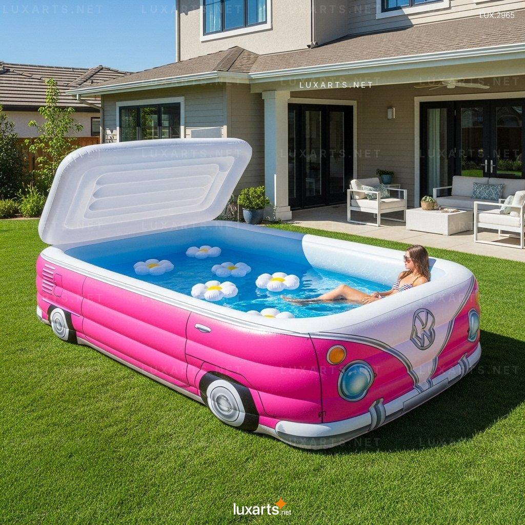 Inflatable VW Bus Shaped Pool: The Ultimate Summer Fun for Kids and Adults inflatable vw bus pool 12