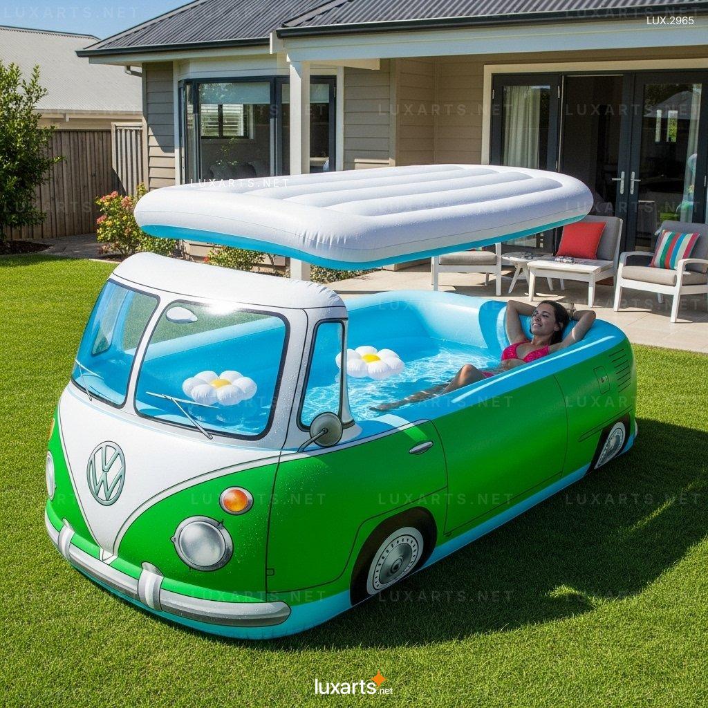 Inflatable VW Bus Shaped Pool: The Ultimate Summer Fun for Kids and Adults inflatable vw bus pool 3