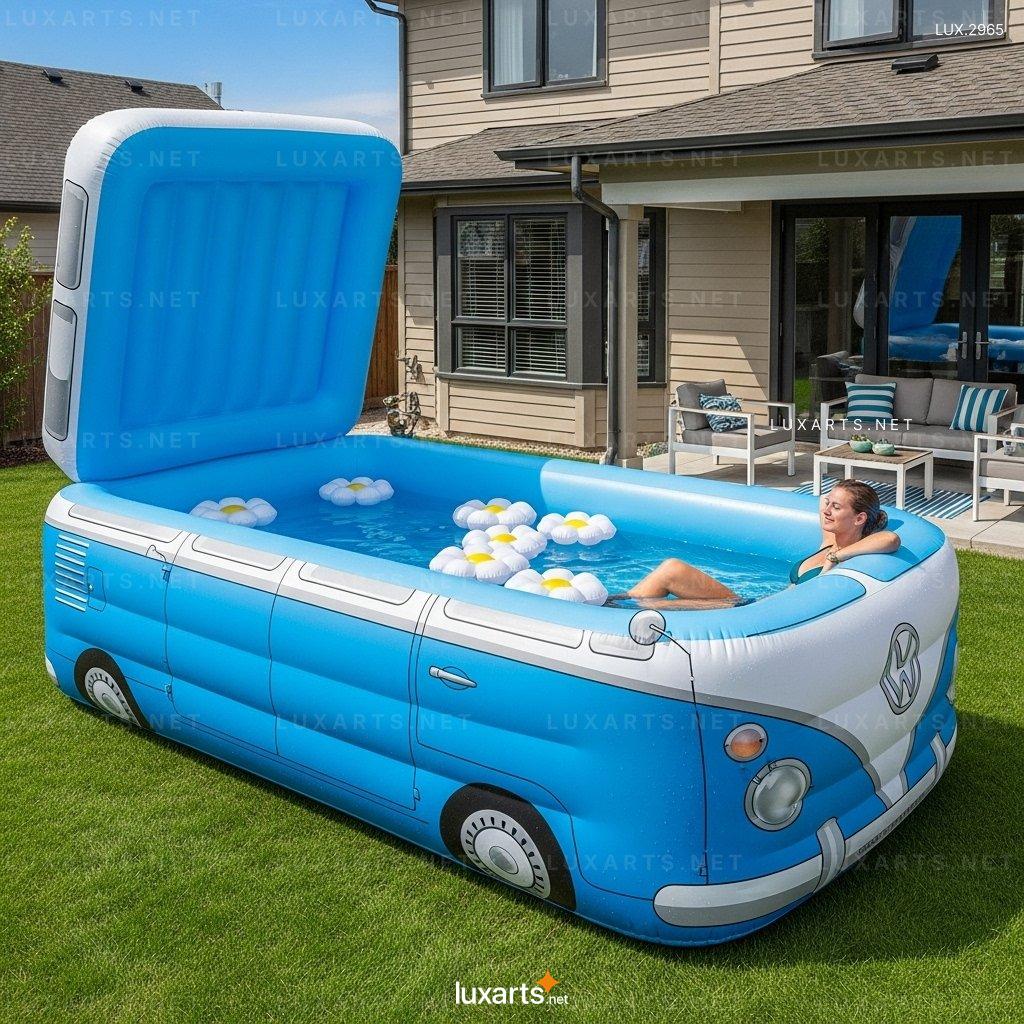Inflatable VW Bus Shaped Pool: The Ultimate Summer Fun for Kids and Adults inflatable vw bus pool 4