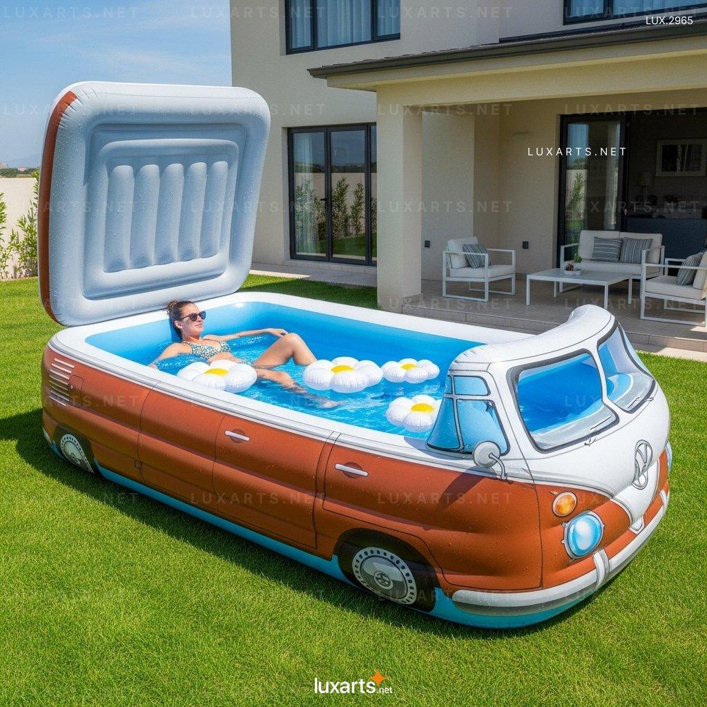 Inflatable VW Bus Shaped Pool: The Ultimate Summer Fun for Kids and Adults inflatable vw bus pool 5