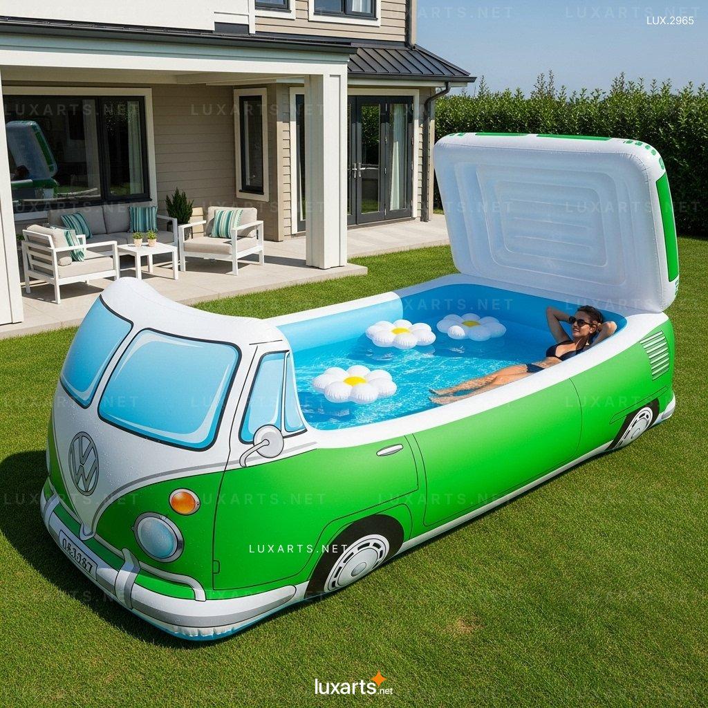 Inflatable VW Bus Shaped Pool: The Ultimate Summer Fun for Kids and Adults inflatable vw bus pool 8