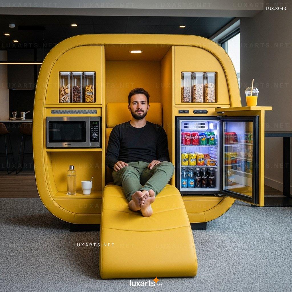 Lounger Pod with a Built-in Kitchen – All-in-One Comfort & Convenience lounger pod with a built in kitchen 11