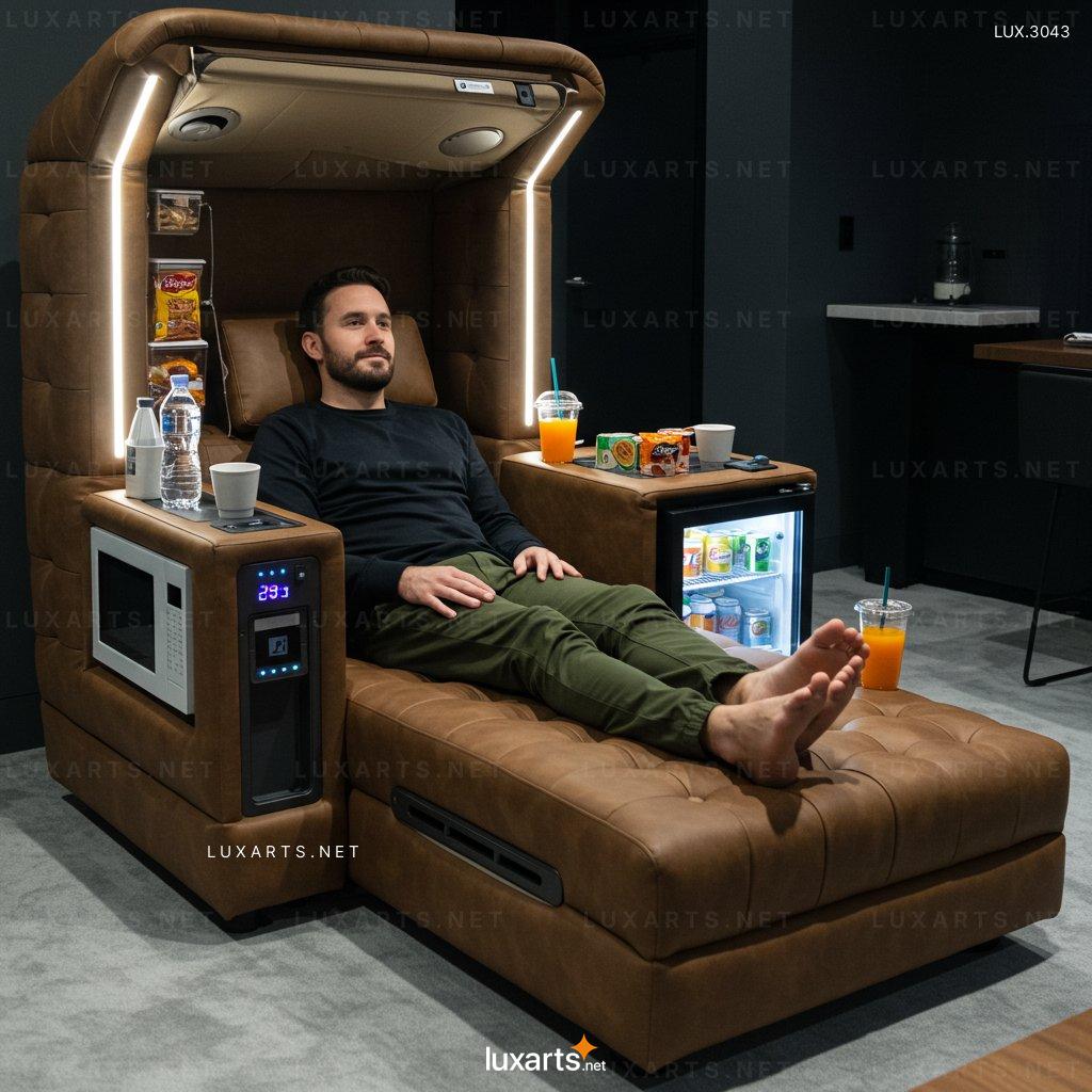 Lounger Pod with a Built-in Kitchen – All-in-One Comfort & Convenience lounger pod with a built in kitchen 5