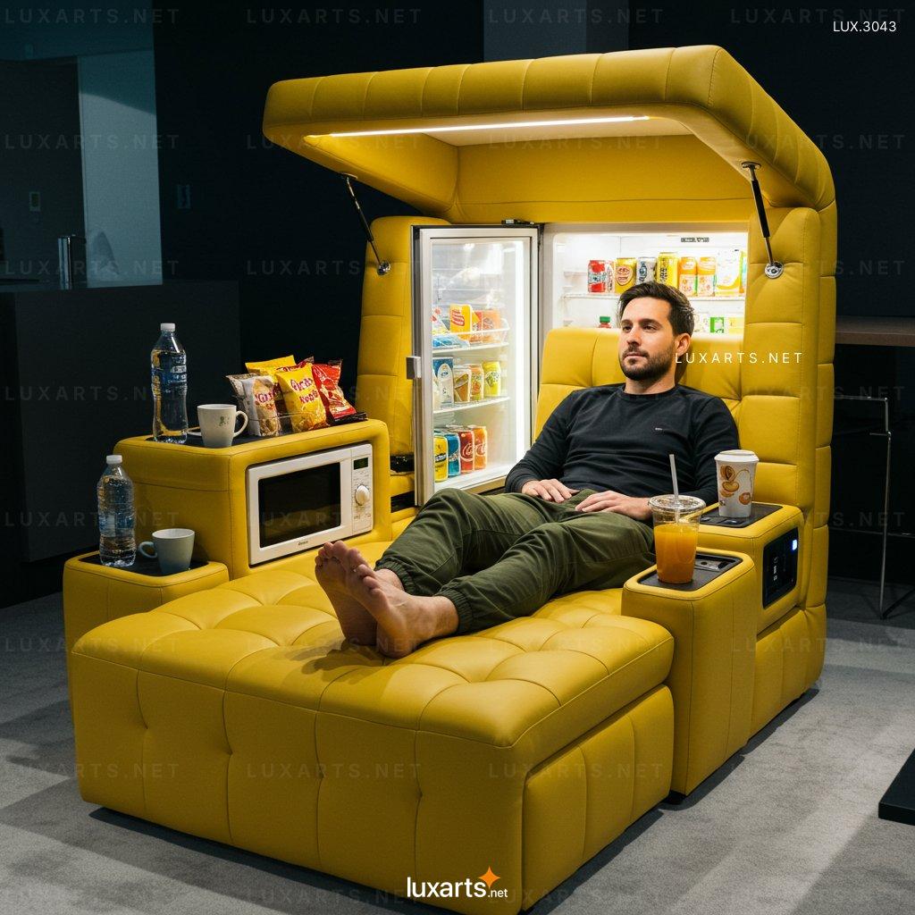 Lounger Pod with a Built-in Kitchen – All-in-One Comfort & Convenience lounger pod with a built in kitchen 7