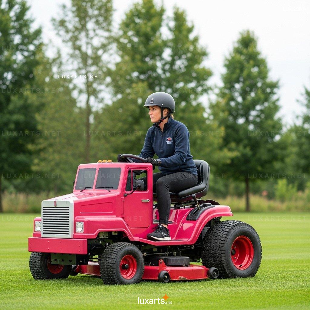 Semi-Truck Shaped Lawn Mowers – Unique Garden Tools for Truck Lovers semi truck lawn mowers 6