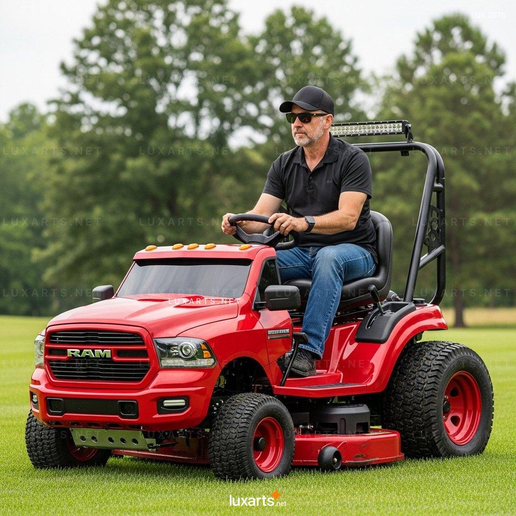Semi-Truck Shaped Lawn Mowers – Unique Garden Tools for Truck Lovers semi truck lawn mowers 7
