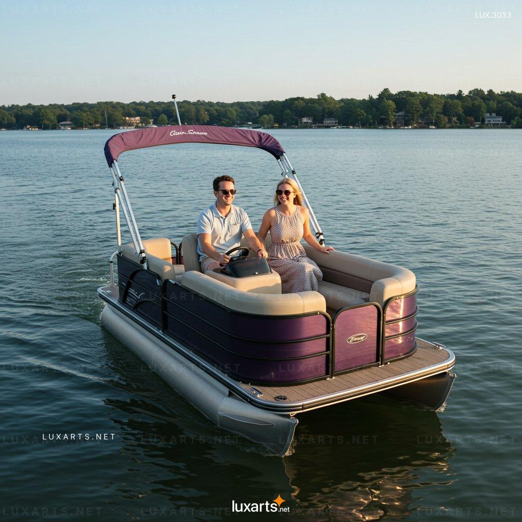 Tiny Pontoon Boat for Lake Adventures – Durable, Stylish, and Space-Saving small pontoon boat 11