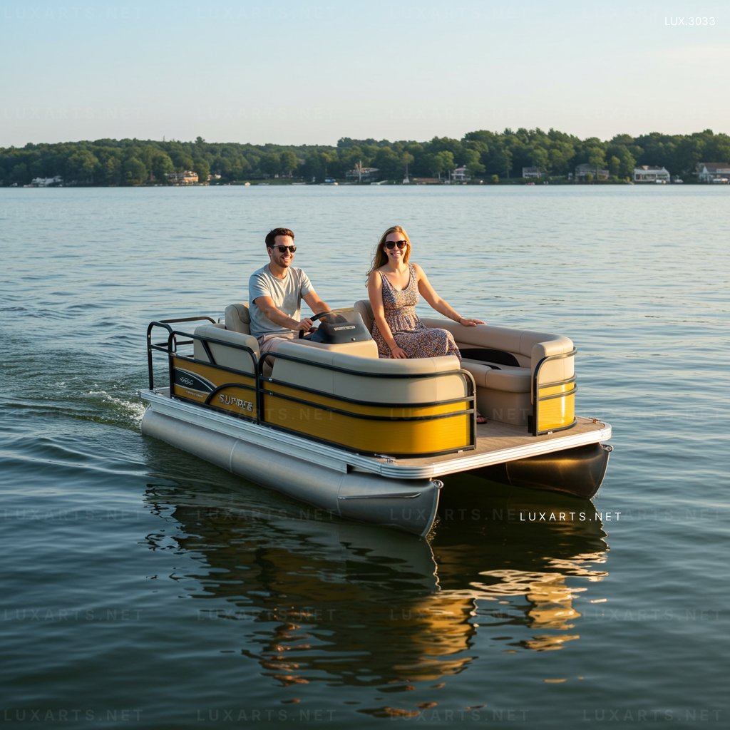 Tiny Pontoon Boat for Lake Adventures – Durable, Stylish, and Space-Saving small pontoon boat 12