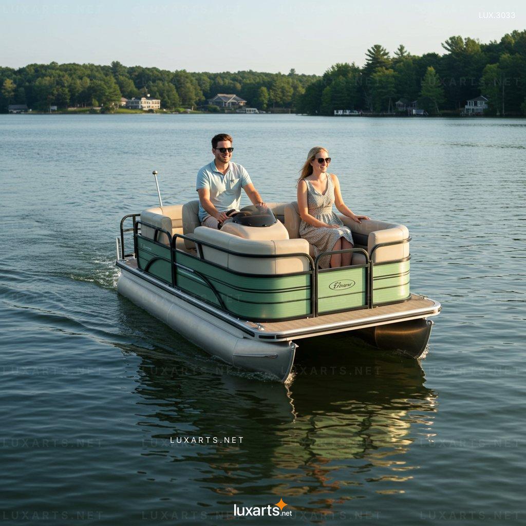 Tiny Pontoon Boat for Lake Adventures – Durable, Stylish, and Space-Saving small pontoon boat 3