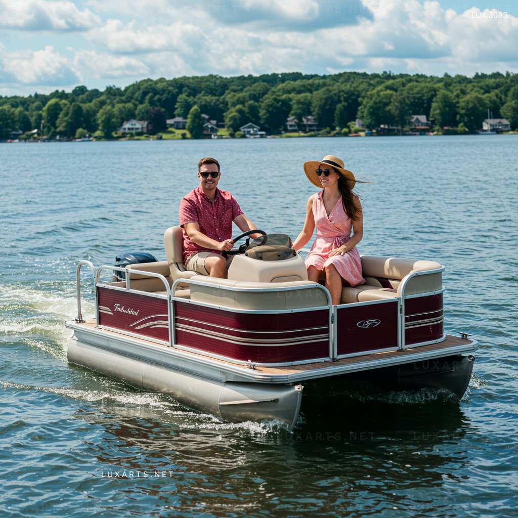 Tiny Pontoon Boat for Lake Adventures – Durable, Stylish, and Space-Saving small pontoon boat 5
