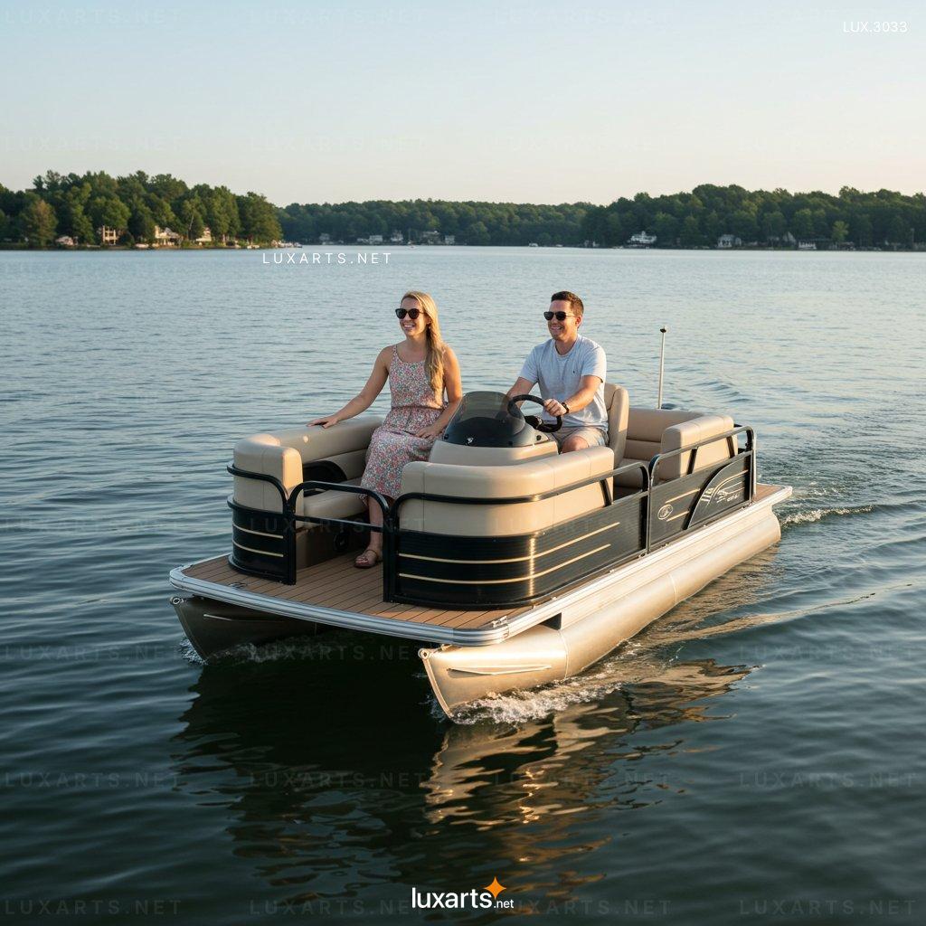 Tiny Pontoon Boat for Lake Adventures – Durable, Stylish, and Space-Saving small pontoon boat 7