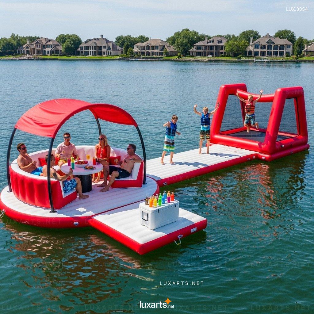 Inflatable Party Floats with Built-in Trampolines – Bounce & Splash at Your Next Pool Party trampolines inflatable party floats 10