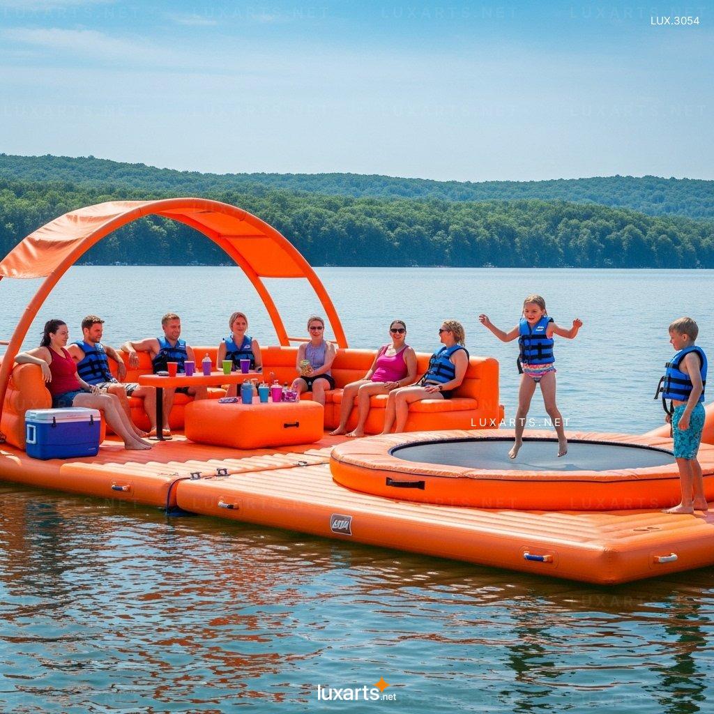 Inflatable Party Floats with Built-in Trampolines – Bounce & Splash at Your Next Pool Party trampolines inflatable party floats 2