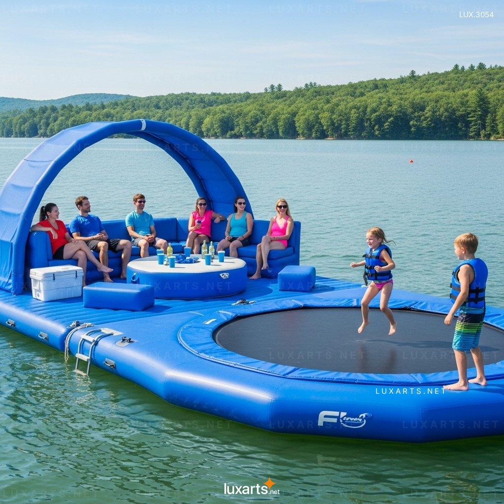 Inflatable Party Floats with Built-in Trampolines – Bounce & Splash at Your Next Pool Party trampolines inflatable party floats 3