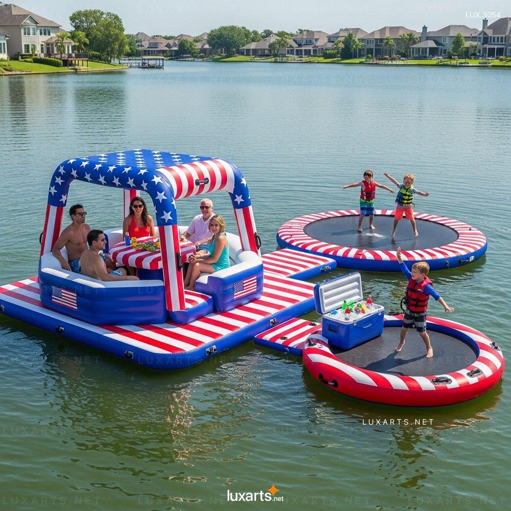 Inflatable Party Floats with Built-in Trampolines – Bounce & Splash at Your Next Pool Party trampolines inflatable party floats 4