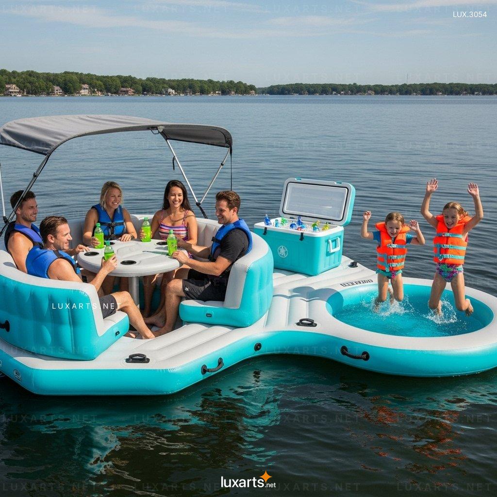 Inflatable Party Floats with Built-in Trampolines – Bounce & Splash at Your Next Pool Party trampolines inflatable party floats 8