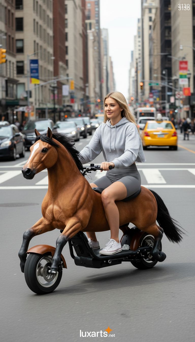 Electric Horse Shaped Scooter – Innovative Design for a Fun & Eco-Friendly Ride 3130 electric horse scooter 2
