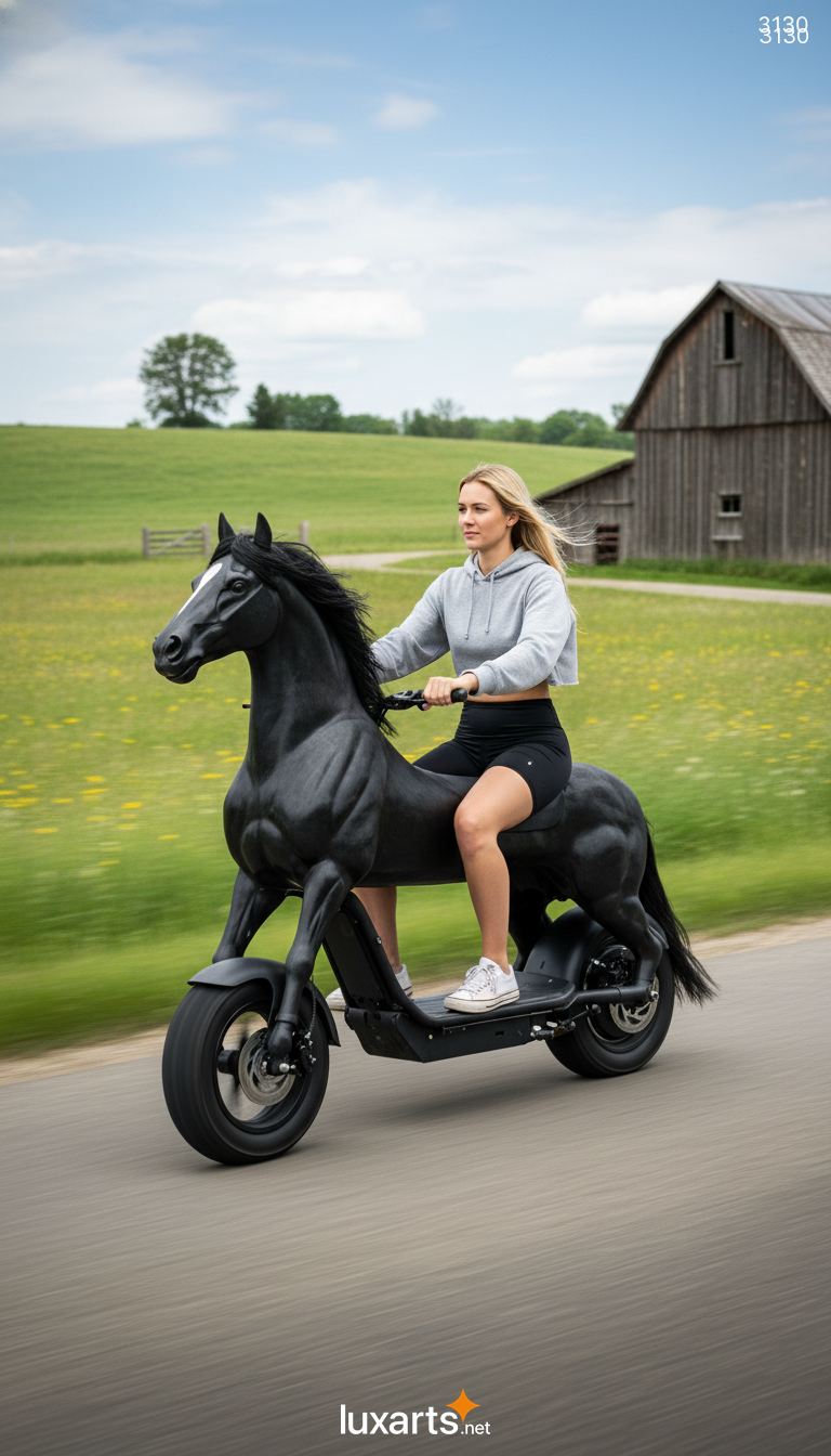 Electric Horse Shaped Scooter – Innovative Design for a Fun & Eco-Friendly Ride 3130 electric horse scooter 3