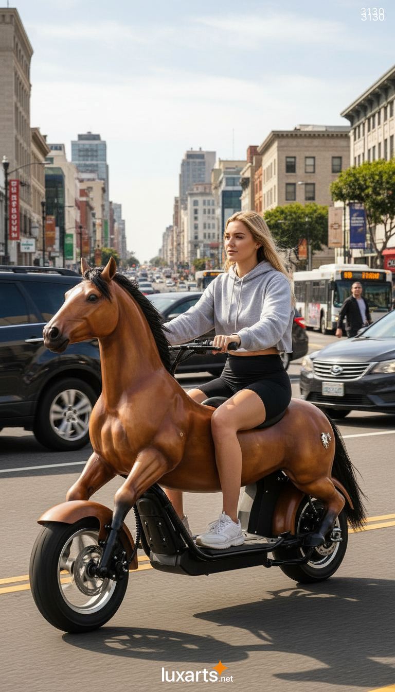 Electric Horse Shaped Scooter – Innovative Design for a Fun & Eco-Friendly Ride 3130 electric horse scooter 4