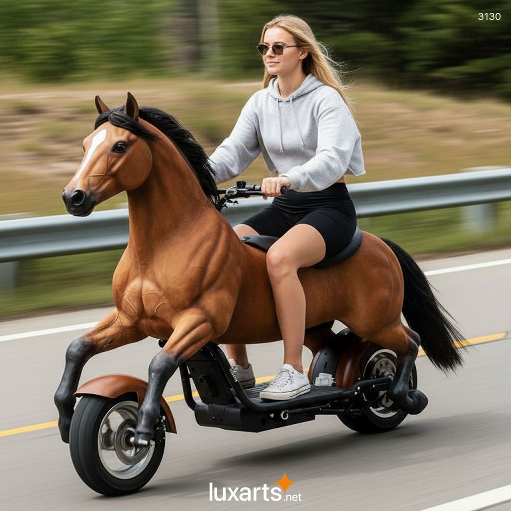 Electric Horse Shaped Scooter – Innovative Design for a Fun & Eco-Friendly Ride 3130 electric horse scooter 5