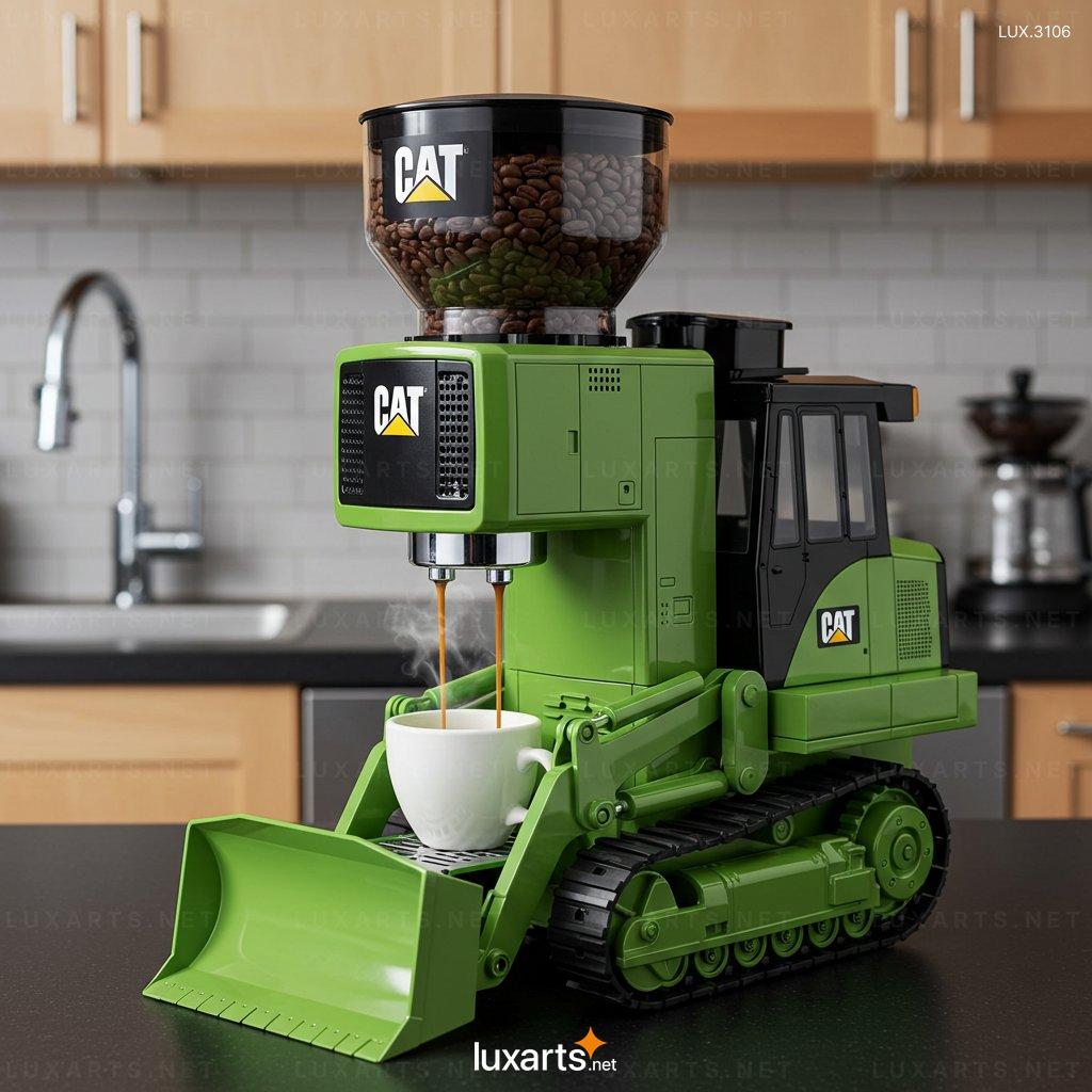 Bulldozer Shaped Coffee Machine – Unique Design for Modern Coffee Lovers bulldozer coffee machine 6