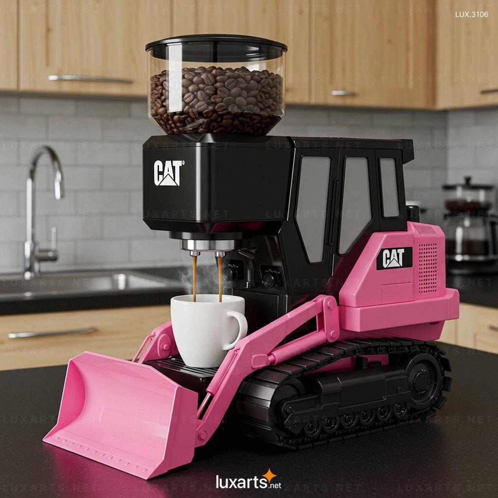 Bulldozer Shaped Coffee Machine – Unique Design for Modern Coffee Lovers bulldozer coffee machine 8