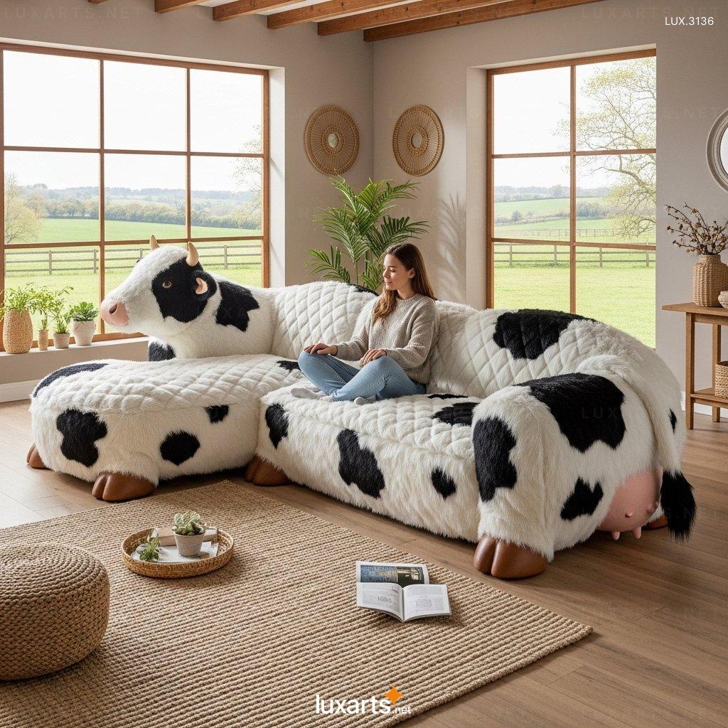 Cow Shaped Sofa – Stylish & Comfortable Seating for Modern Homes cow sofa 1