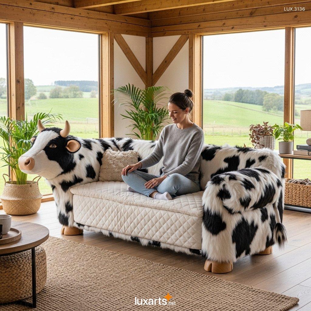Cow Shaped Sofa – Stylish & Comfortable Seating for Modern Homes cow sofa 2